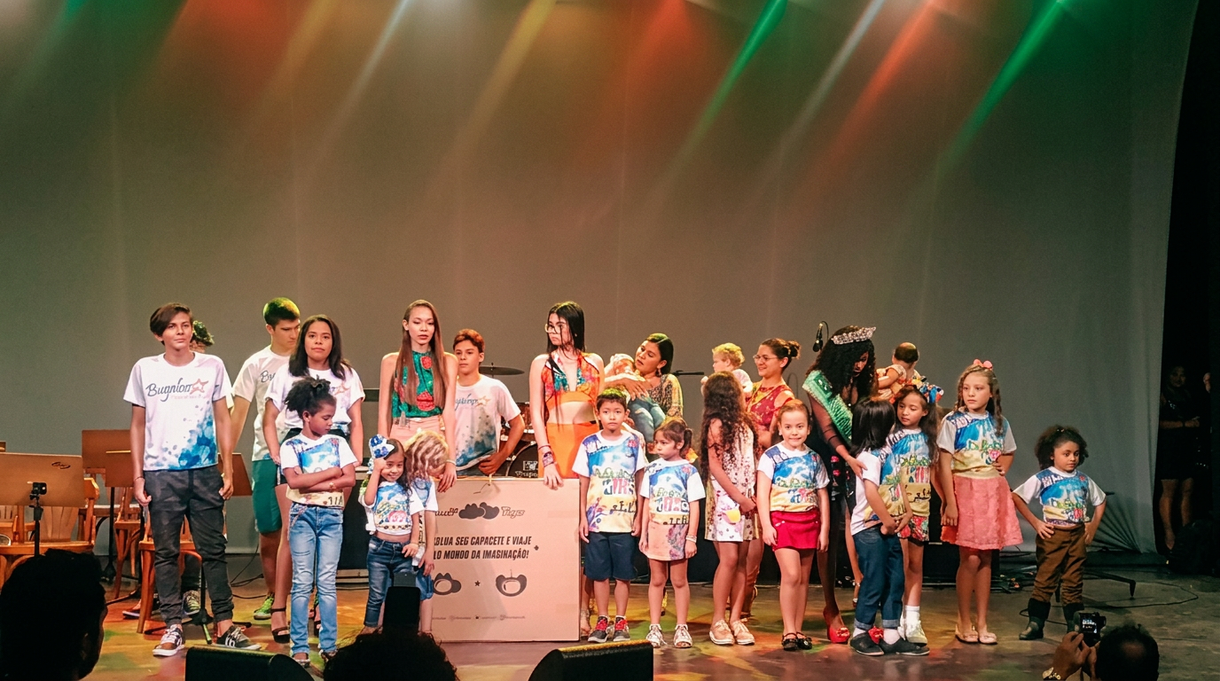 Bugaloo Kids no palco — juventude amazônica em cena
