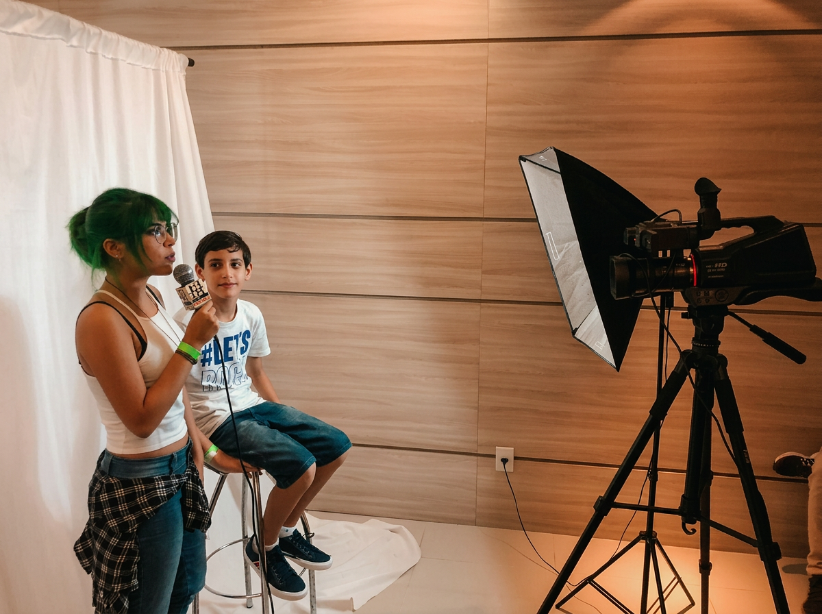 Bastidores — entrevista com jovem talento
