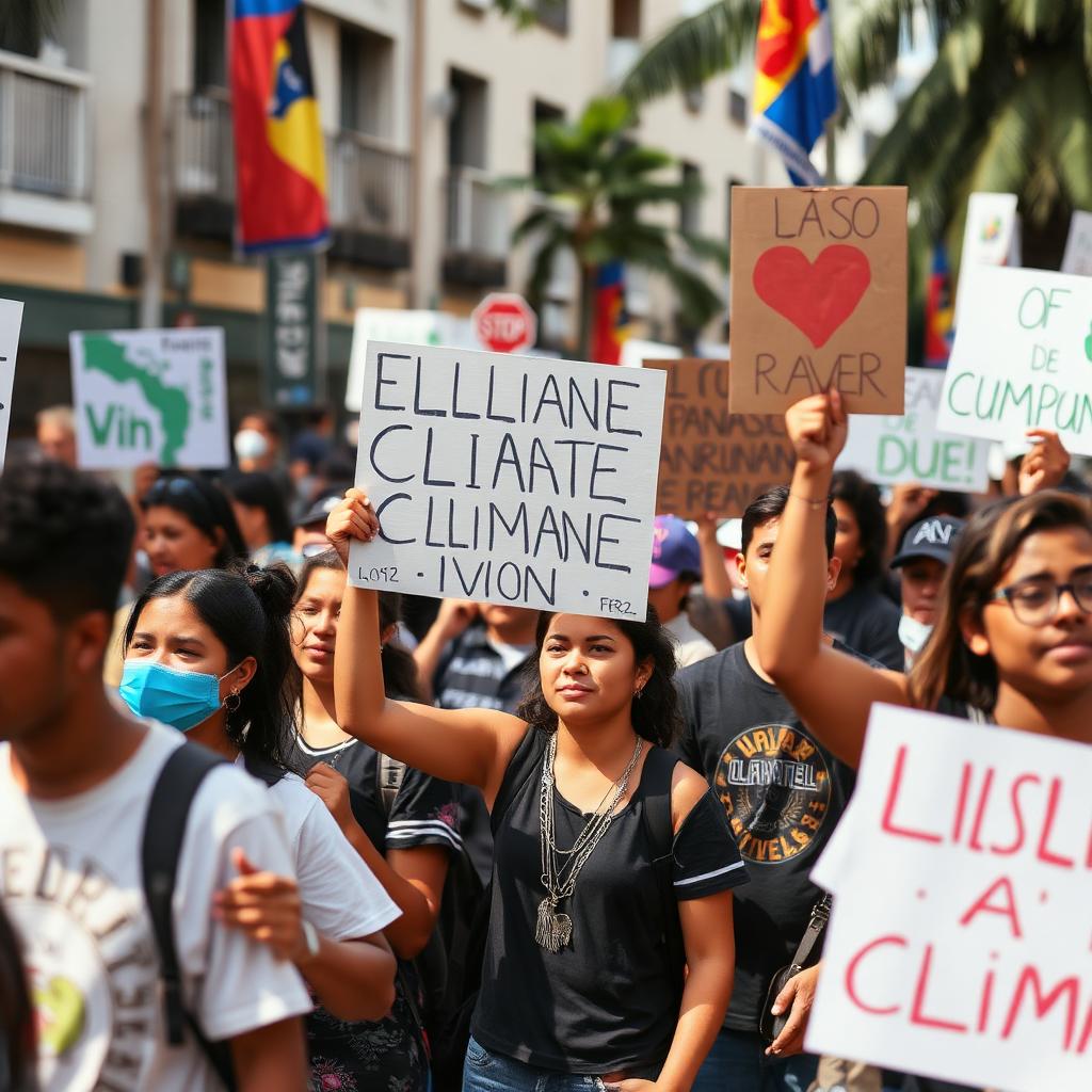 Juventude em movimento climático